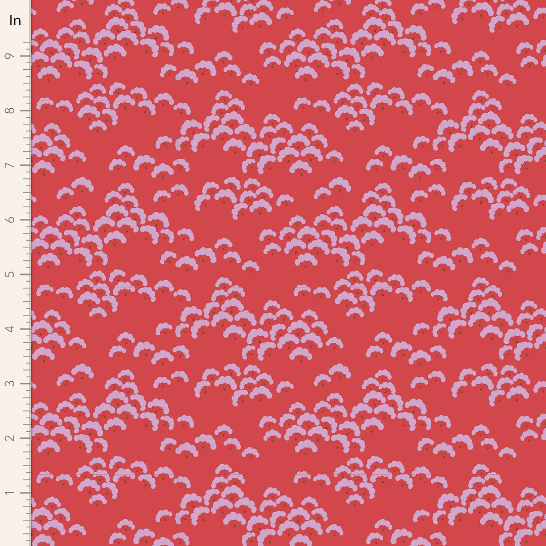 100% Cotton  by TILDA Bloomsville - Cottonbloom - Paprika