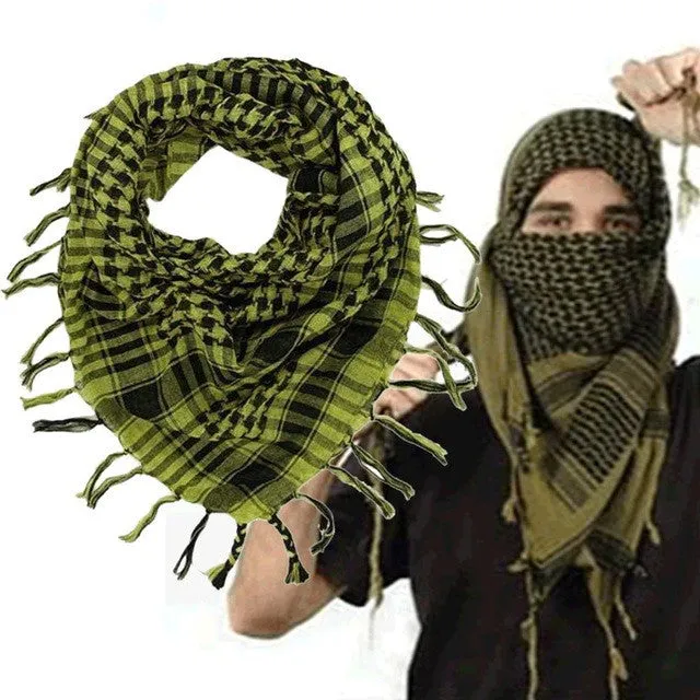 100% Cotton Tactical Arab Scarves For Men - 7 Colours