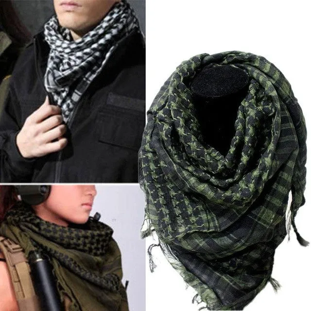 100% Cotton Tactical Arab Scarves For Men - 7 Colours