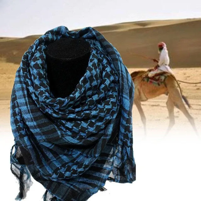 100% Cotton Tactical Arab Scarves For Men - 7 Colours