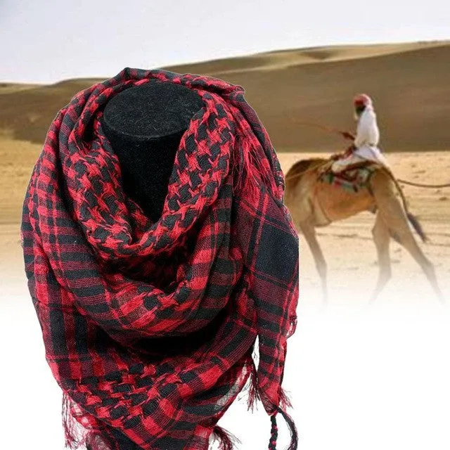 100% Cotton Tactical Arab Scarves For Men - 7 Colours