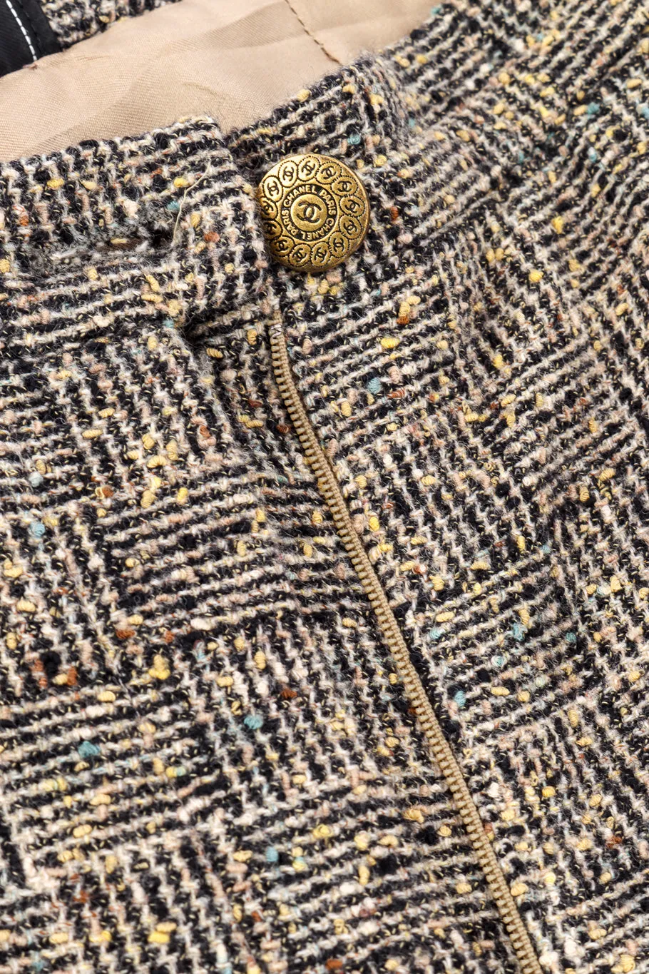 1997 A/W Bouclé Tweed Suit Set