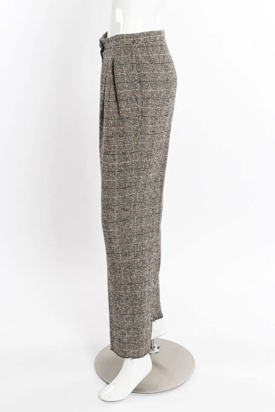 1997 A/W Bouclé Tweed Suit Set