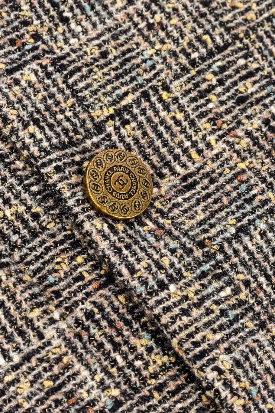 1997 A/W Bouclé Tweed Suit Set