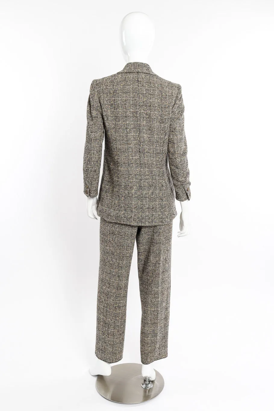 1997 A/W Bouclé Tweed Suit Set