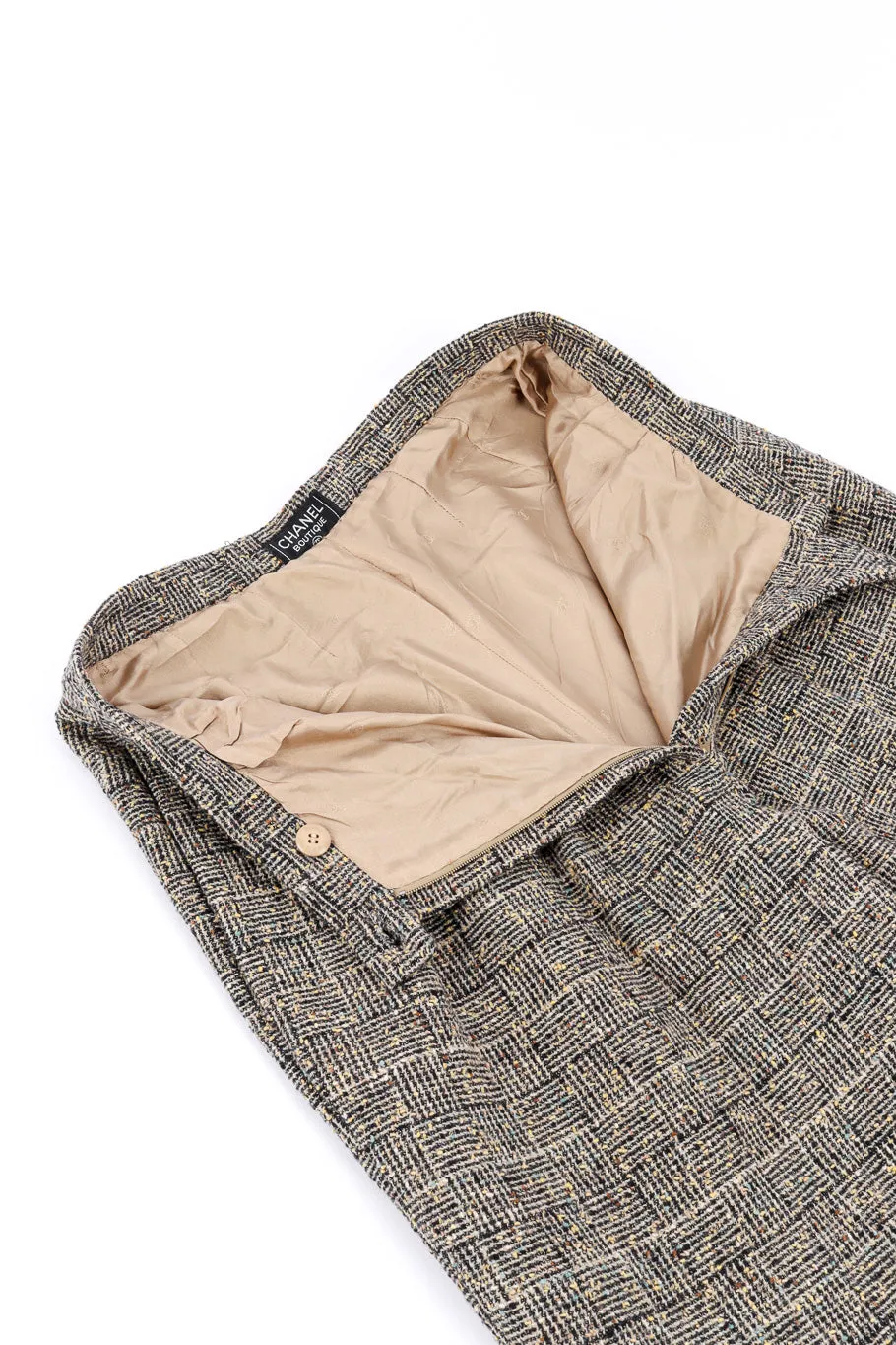 1997 A/W Bouclé Tweed Suit Set