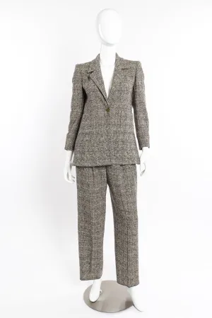 1997 A/W Bouclé Tweed Suit Set