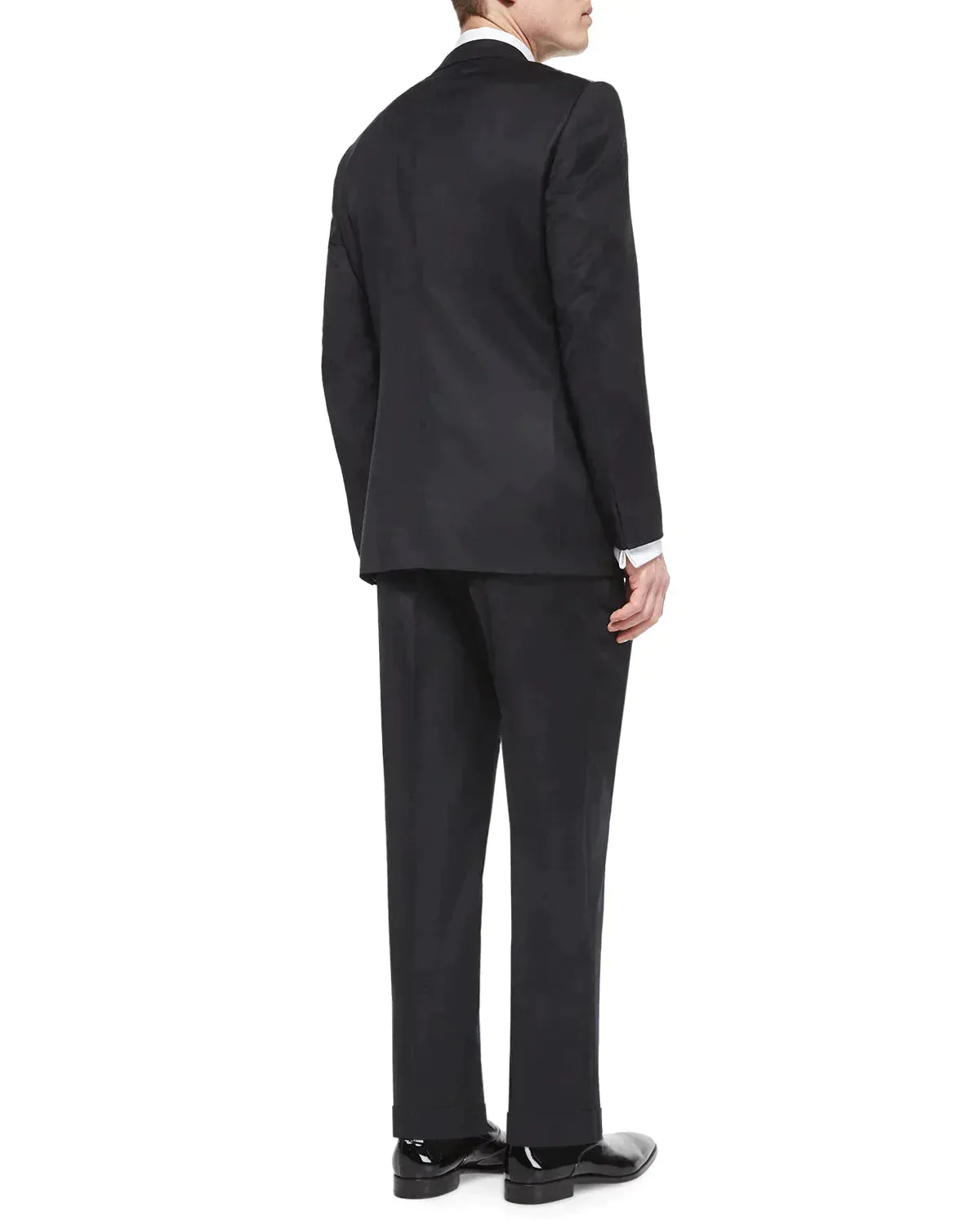 $3,995 ERMENEGILDO ZEGNA -"MICRONSPHERE MILA" PEAK LAPEL Tuxedo - 38R
