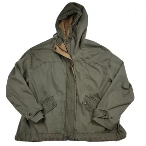 Abercrombie &amp; Fitch Womens M Jacket Field Utility Outerwear Military Hooded