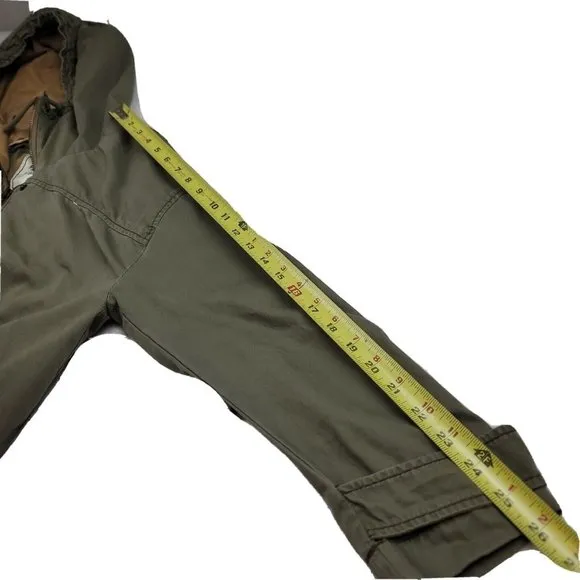 Abercrombie &amp; Fitch Womens M Jacket Field Utility Outerwear Military Hooded