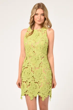 Adelyn Rae Cassie 3D Crochet Mini Dress
