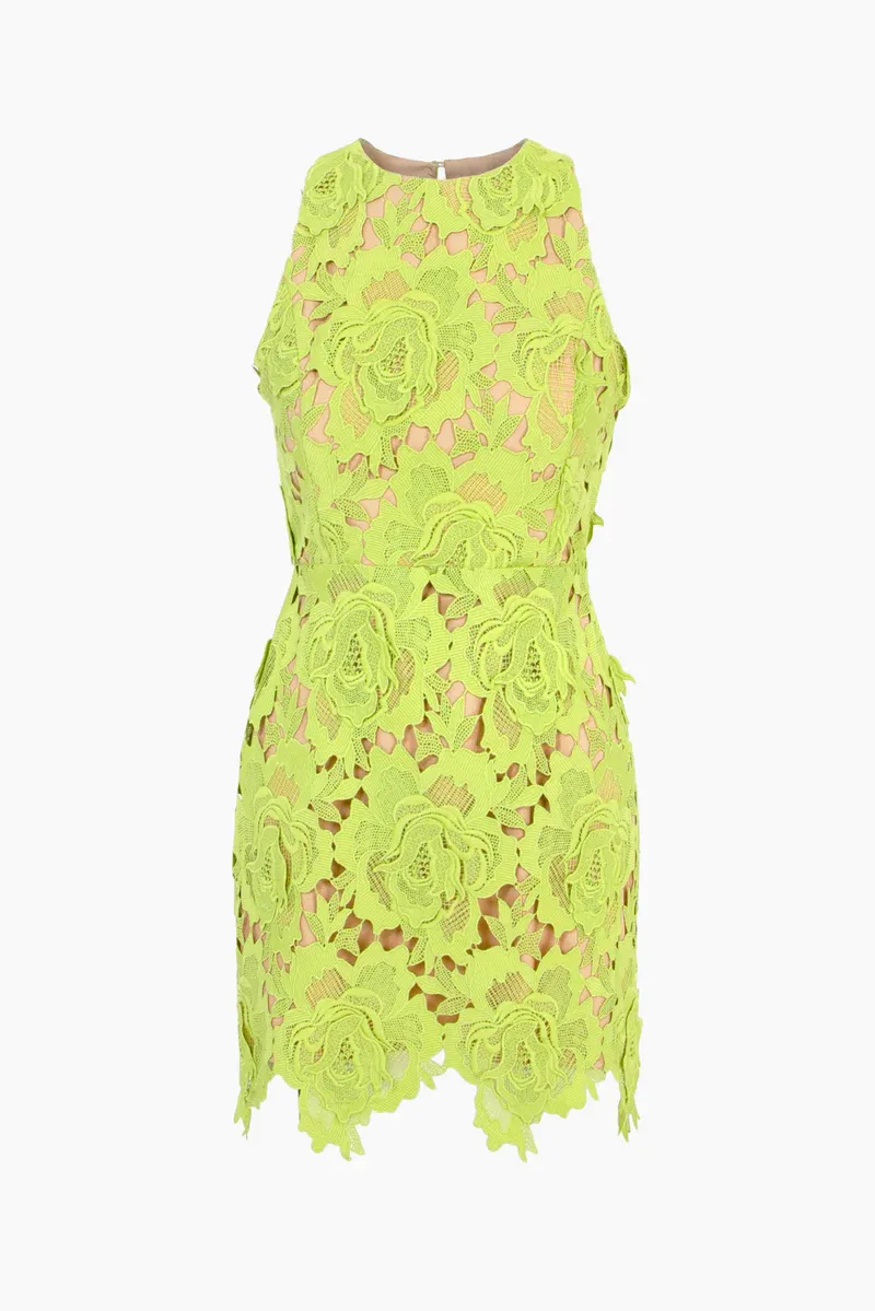 Adelyn Rae Cassie 3D Crochet Mini Dress