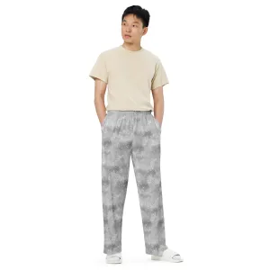 All-over print unisex wide-leg pants, Stylish- Relax pants, Back to School