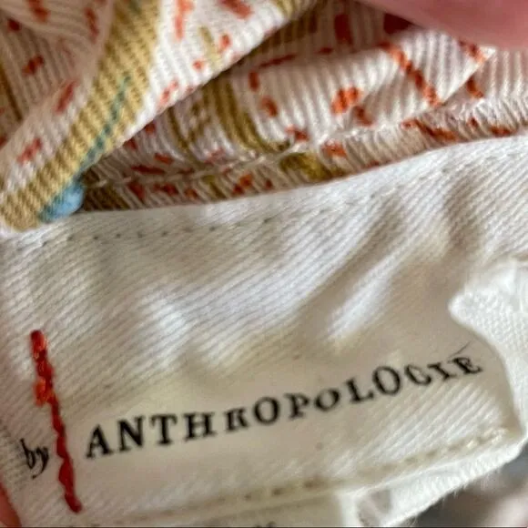 Anthropologie Geordine Floral Skirted Wrap Skort Size Large