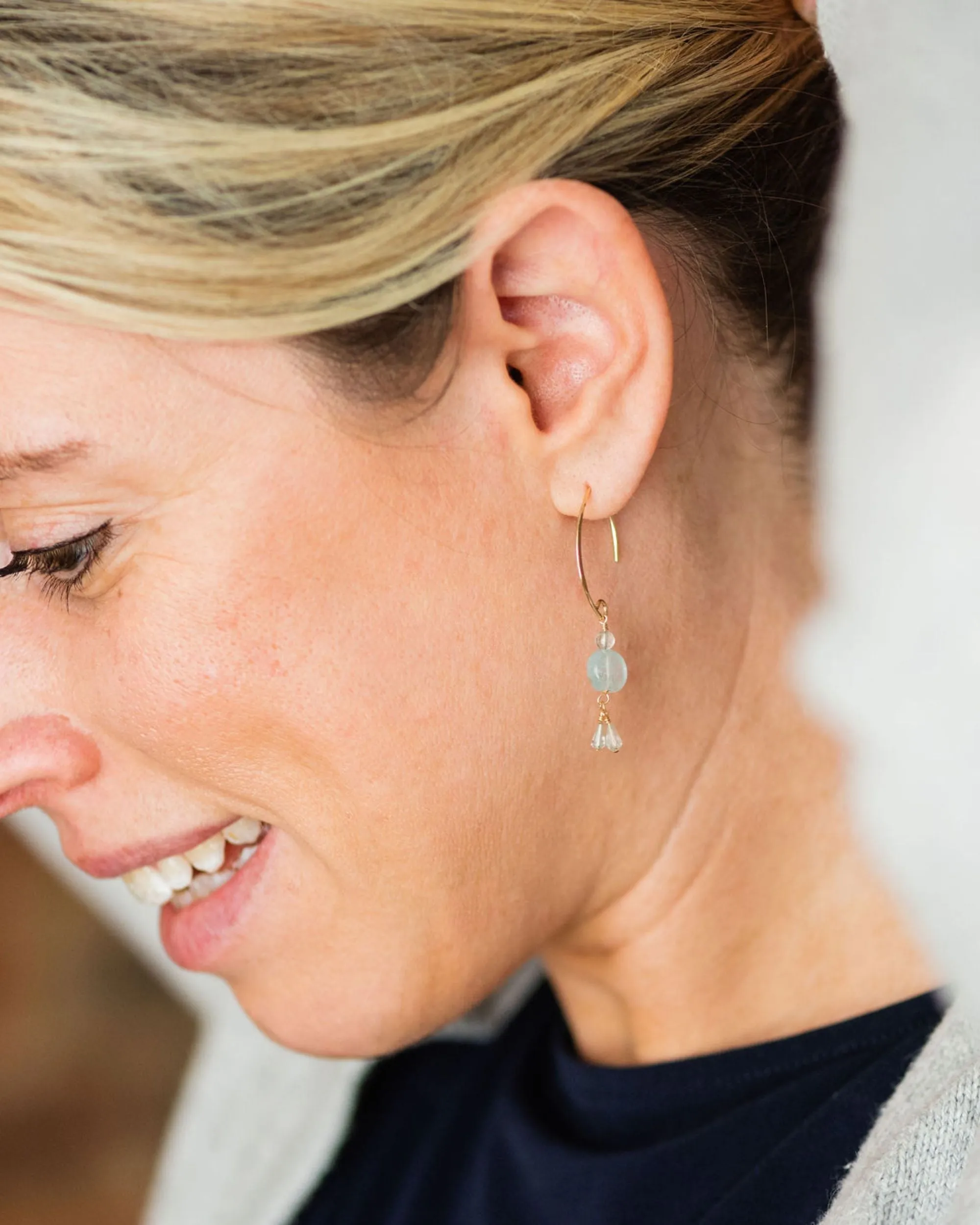 Aquamarine Earrings - March