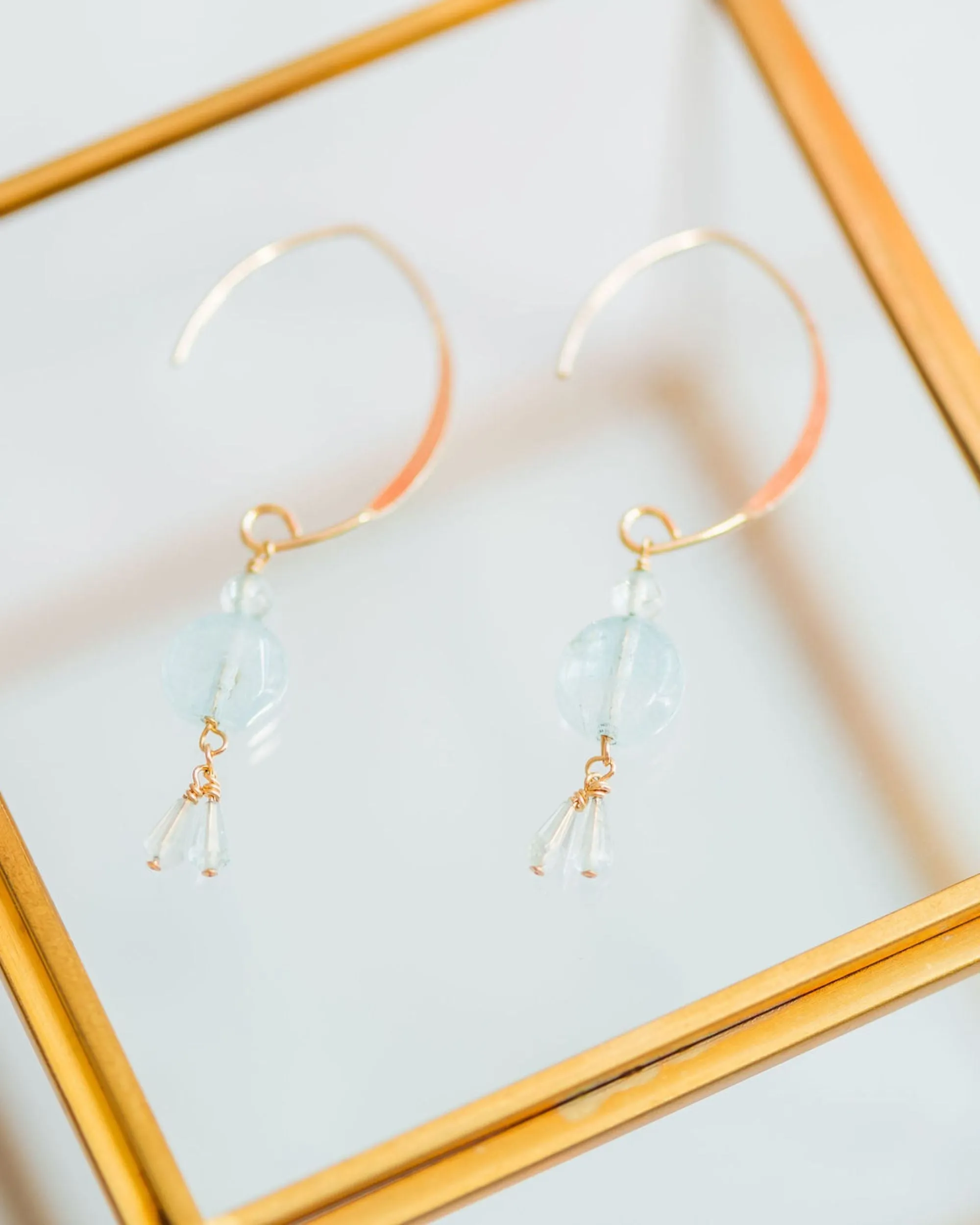 Aquamarine Earrings - March