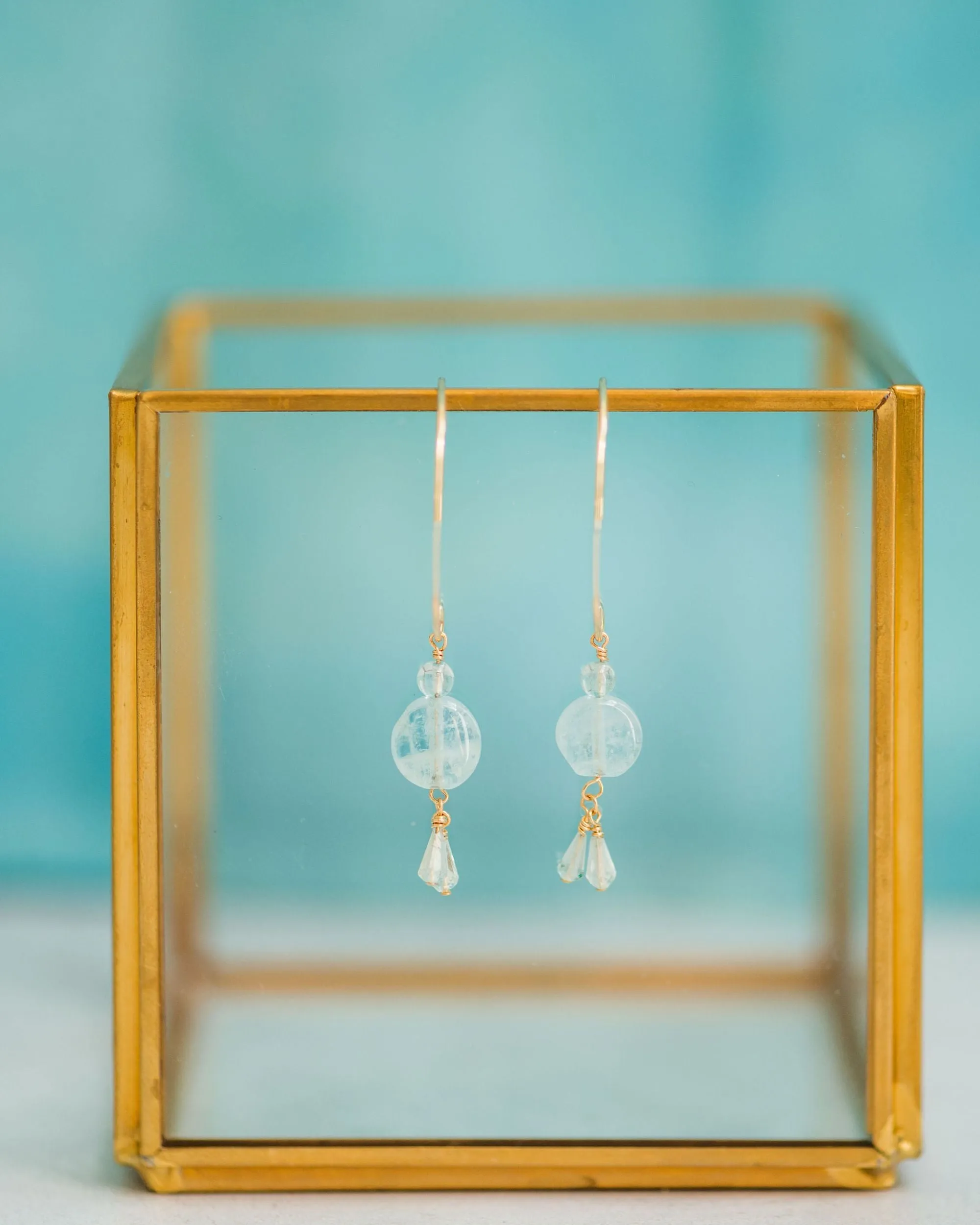 Aquamarine Earrings - March