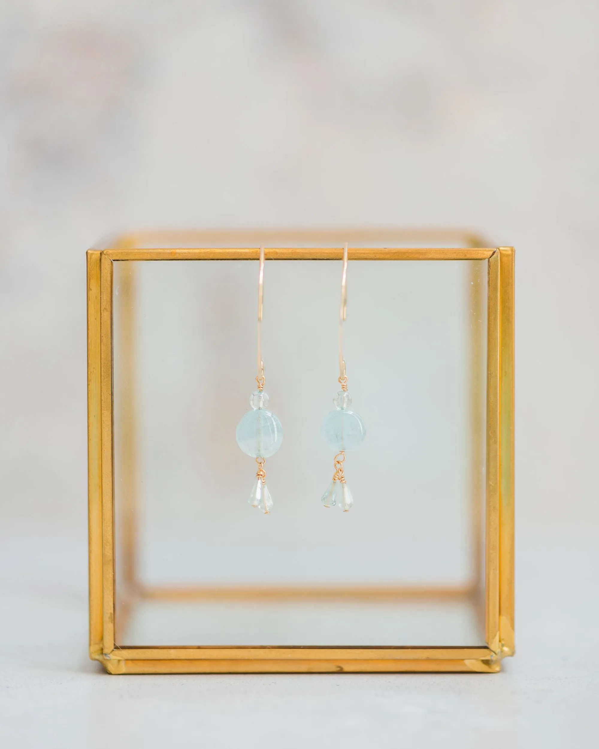 Aquamarine Earrings - March