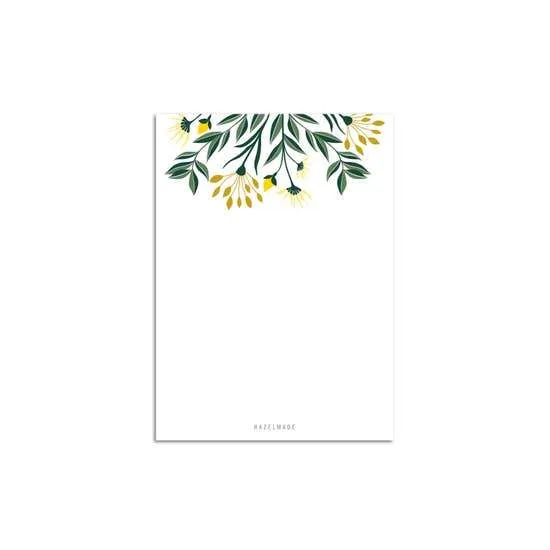 Aster Florals Notepad