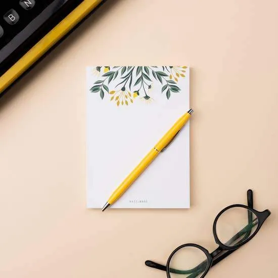 Aster Florals Notepad