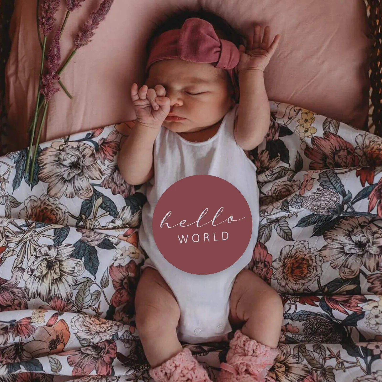 Australiana Floral Muslin Wrap