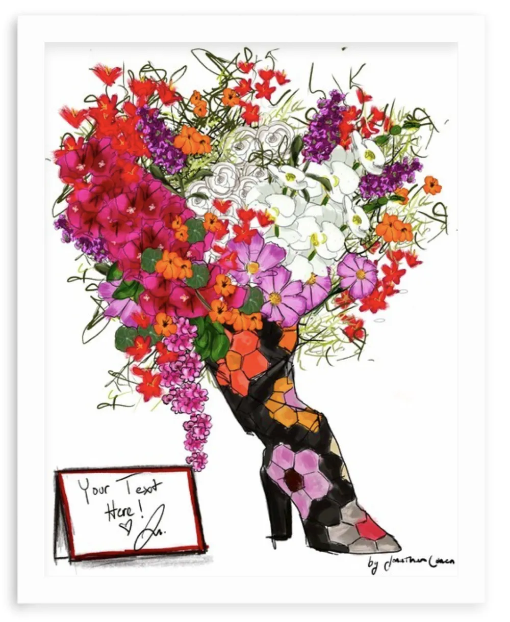 Autorretrato Bouquet with Framing