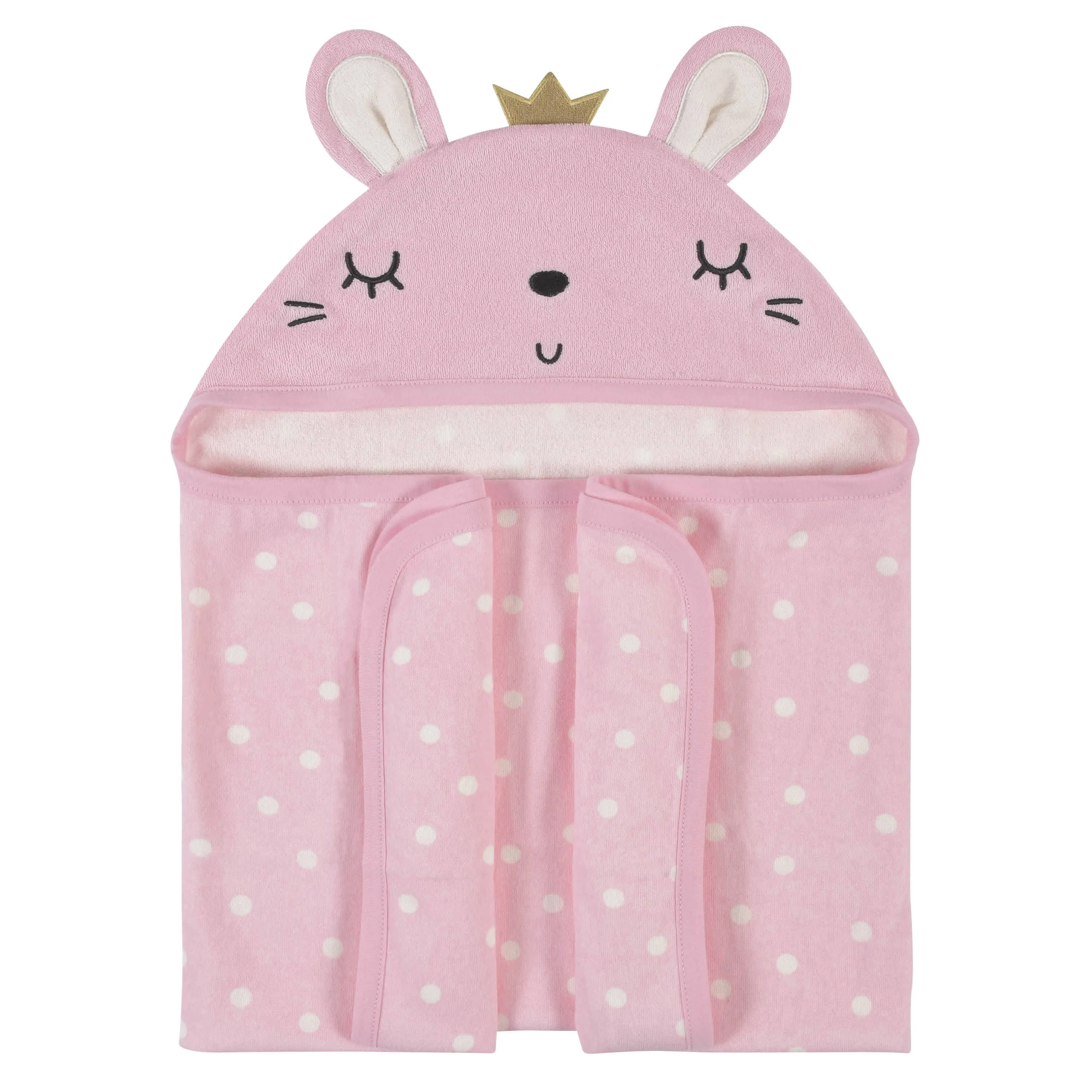 Baby Girls Floral Hooded Bath Wrap