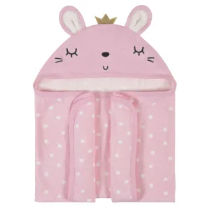 Baby Girls Floral Hooded Bath Wrap