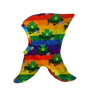 Balaclava - Rainbow Frogs - 9-18 Months
