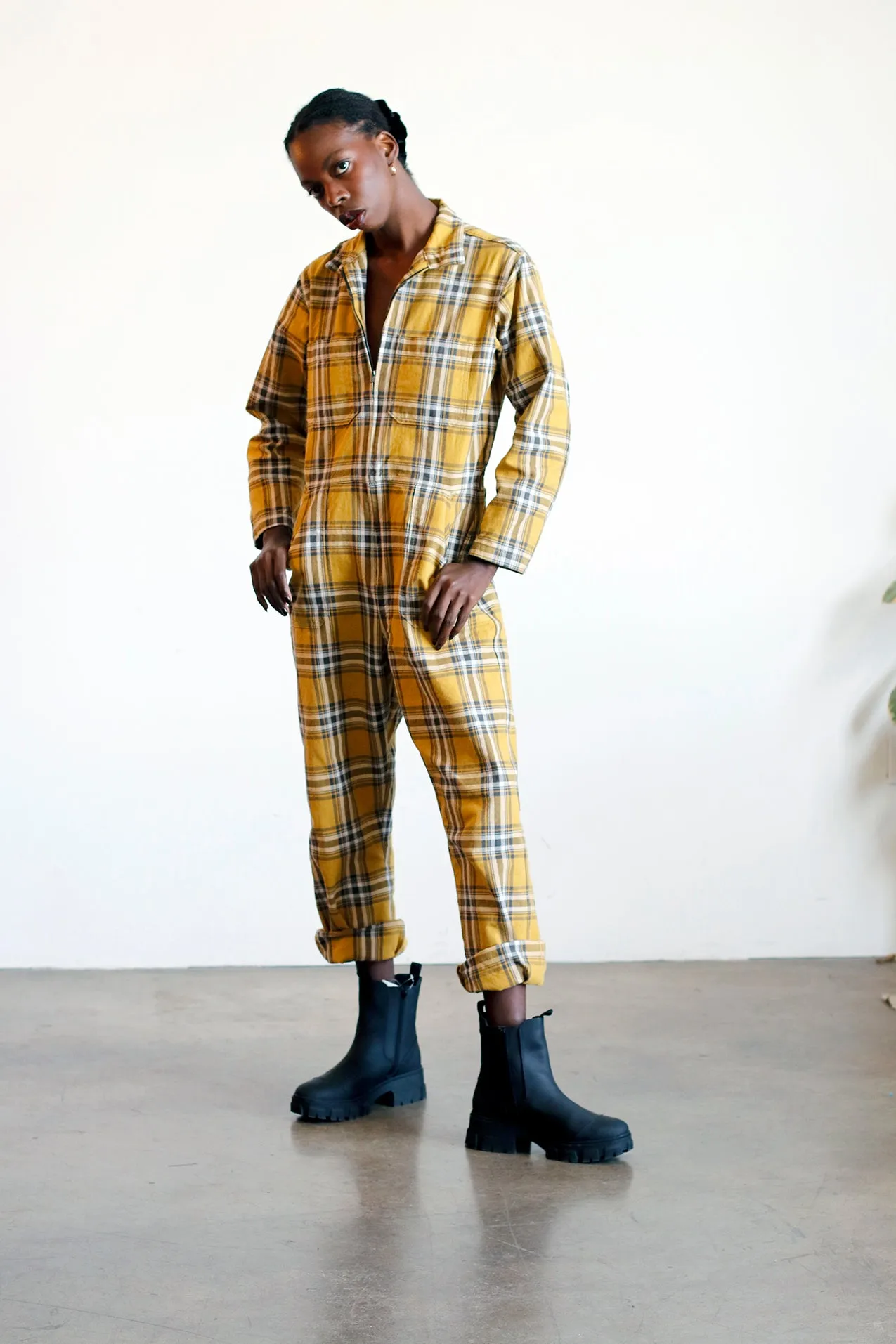Billie Coveralls - Plaid