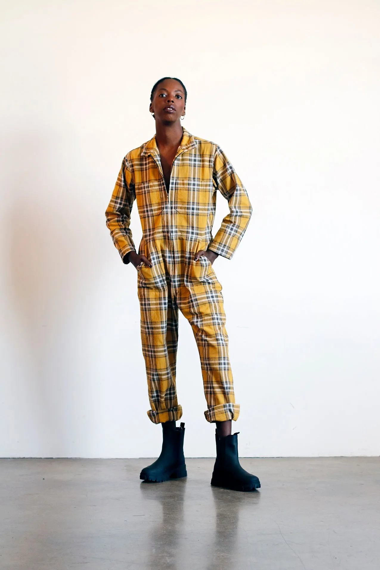 Billie Coveralls - Plaid