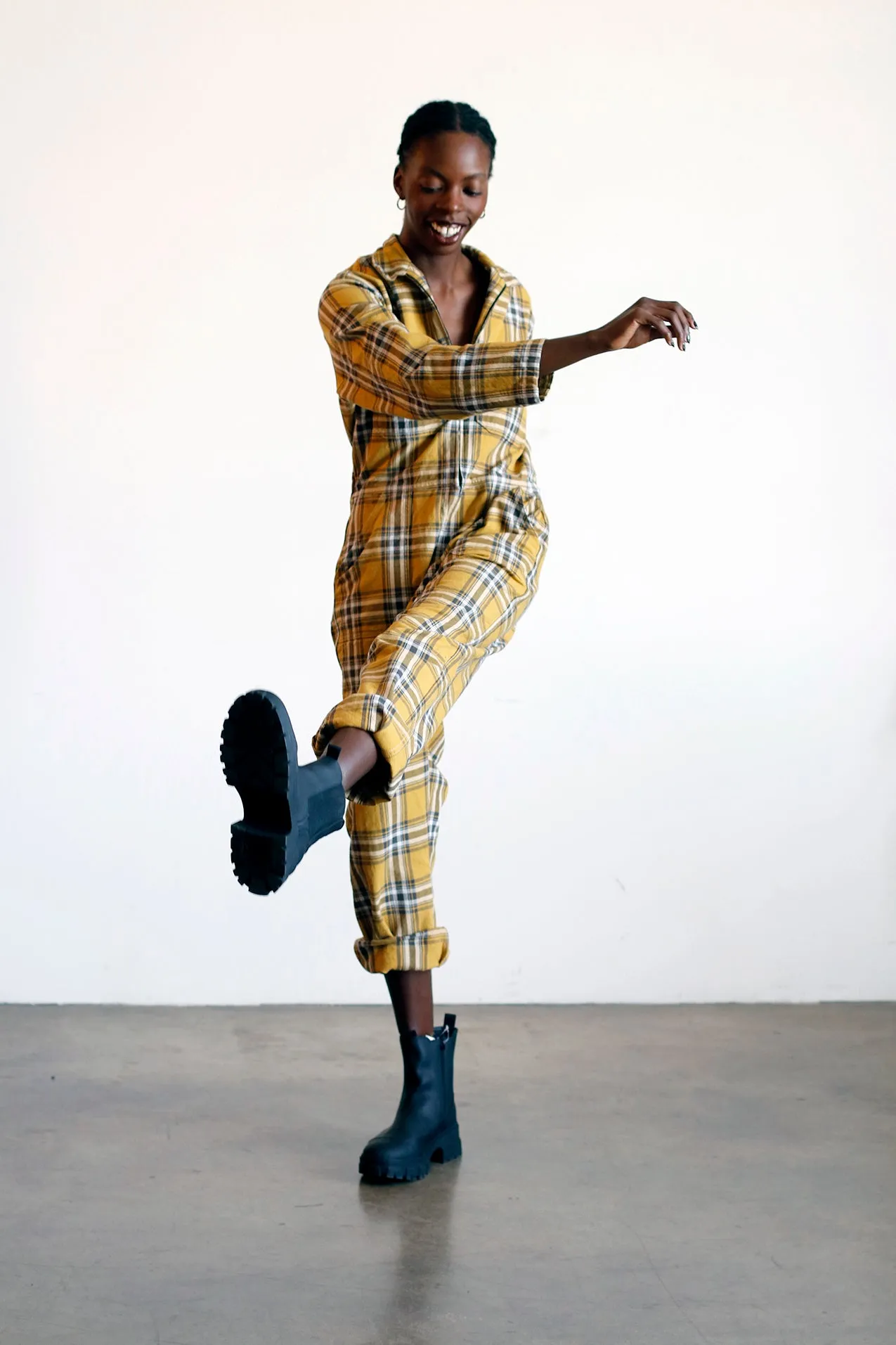 Billie Coveralls - Plaid