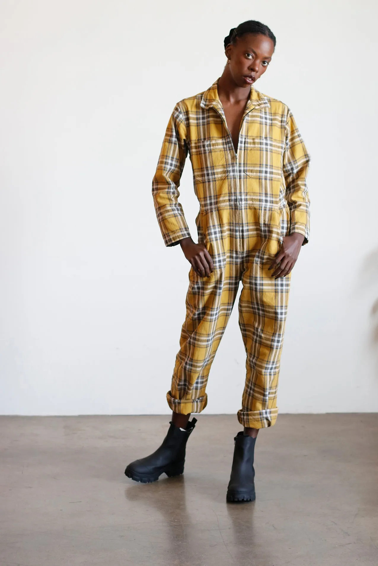 Billie Coveralls - Plaid