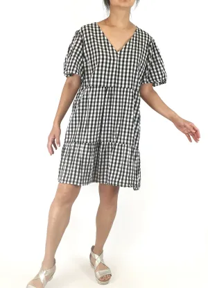 Black and white gingham dress size 10