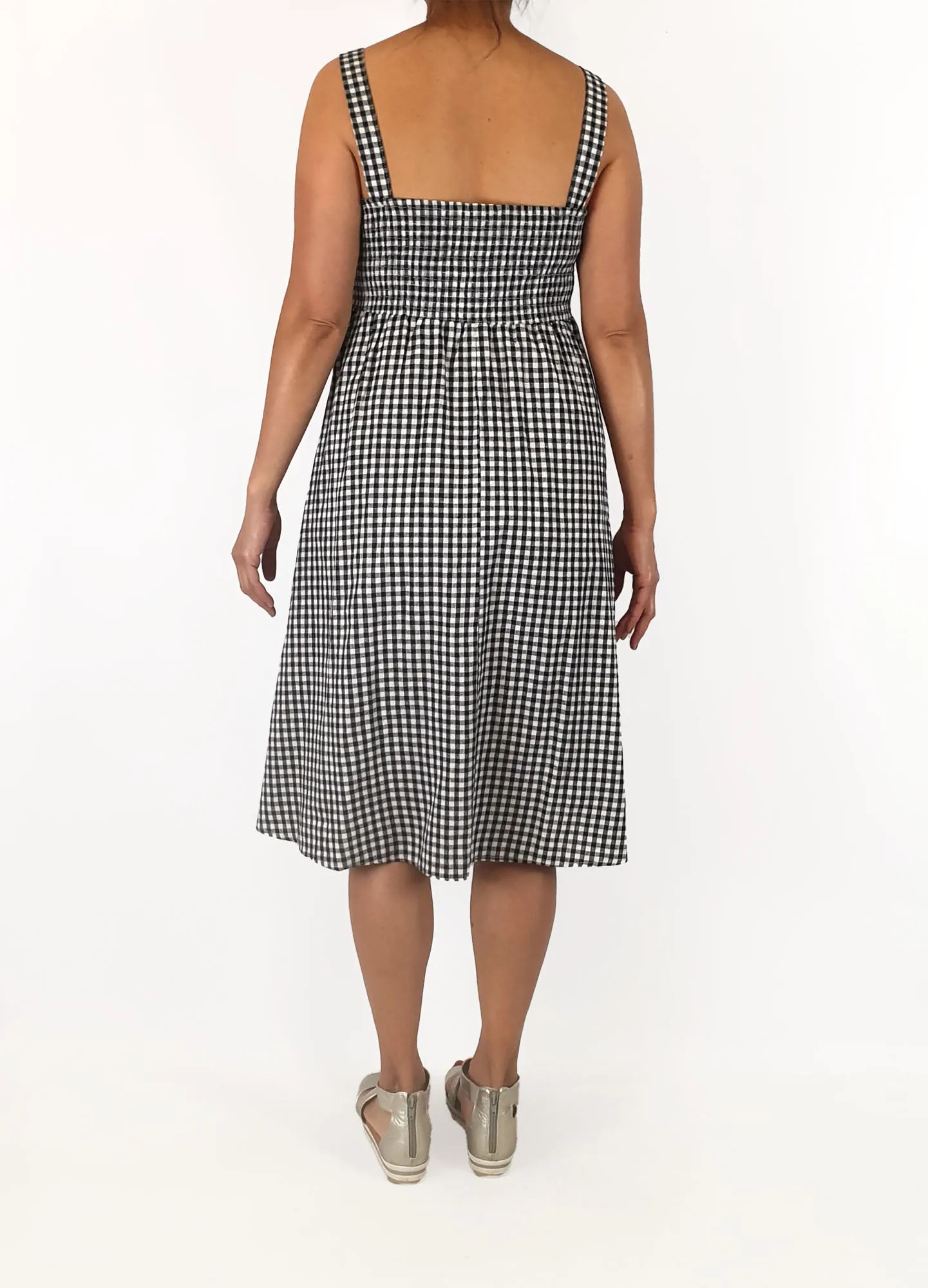 Black and white gingham dress size 10