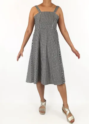 Black and white gingham dress size 10