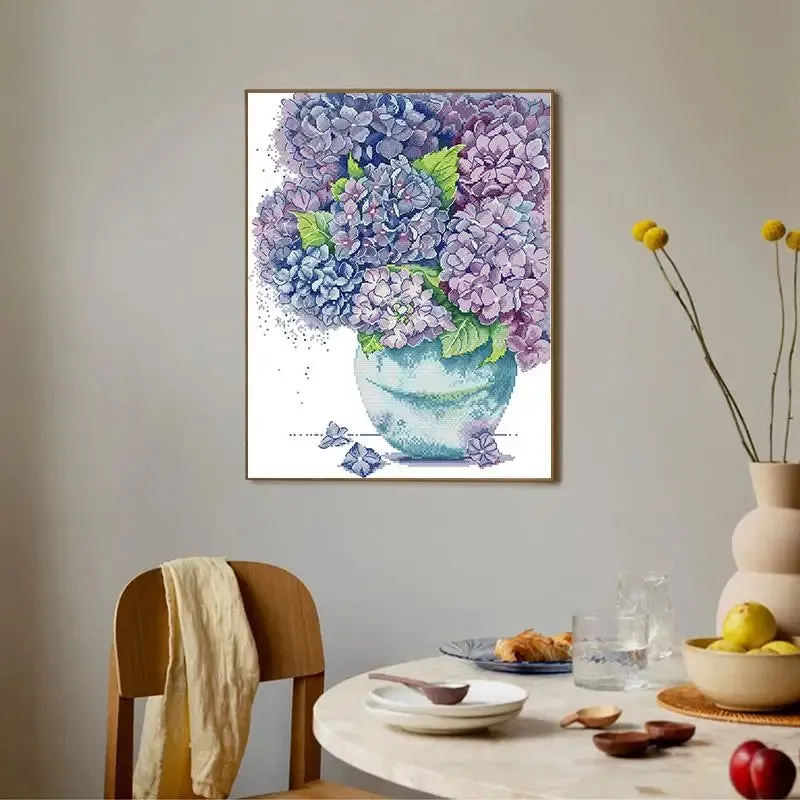 Blue Purple Hydrangea