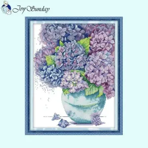 Blue Purple Hydrangea