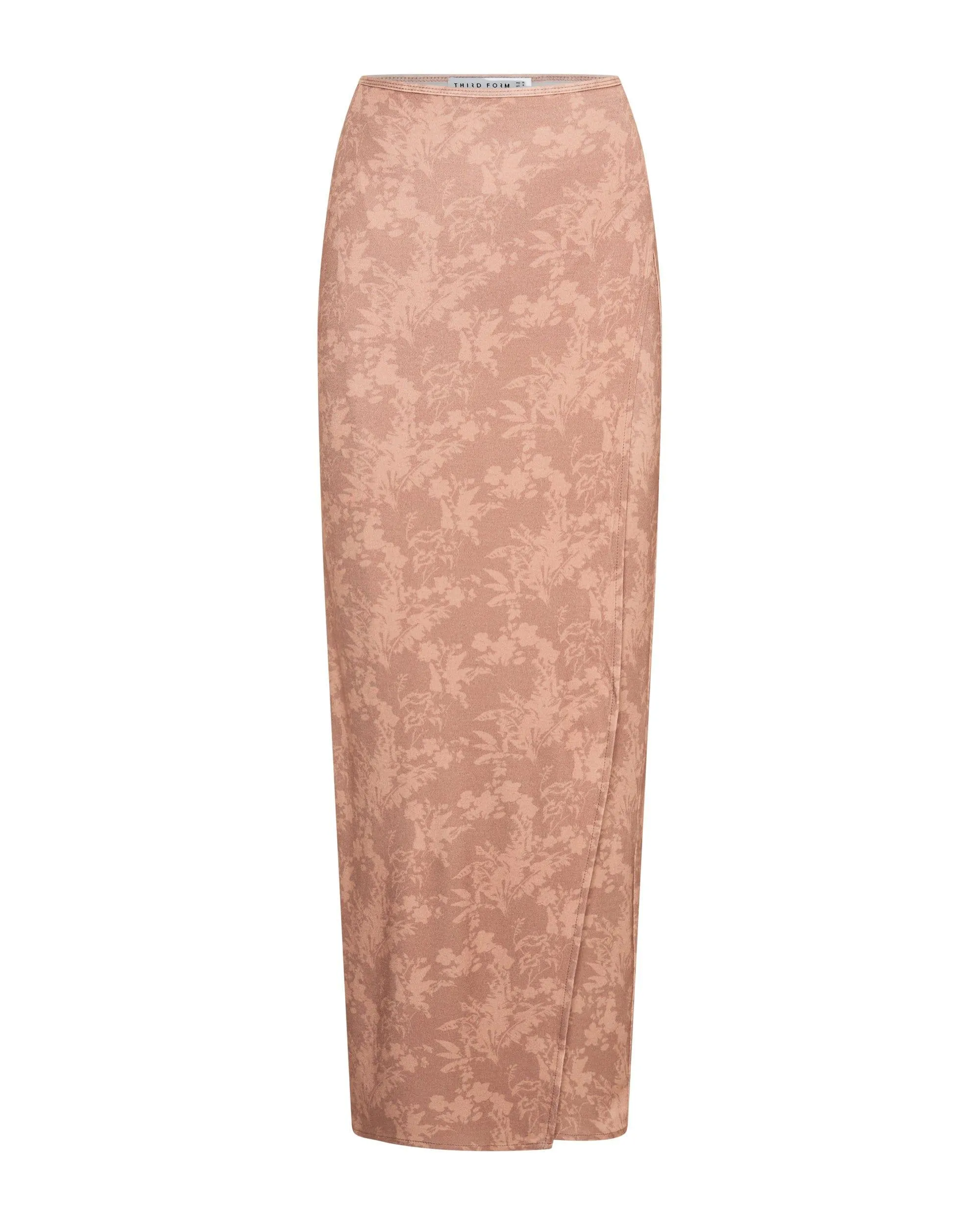 BLUSH FLORAL WRAP SKIRT | FLORAL