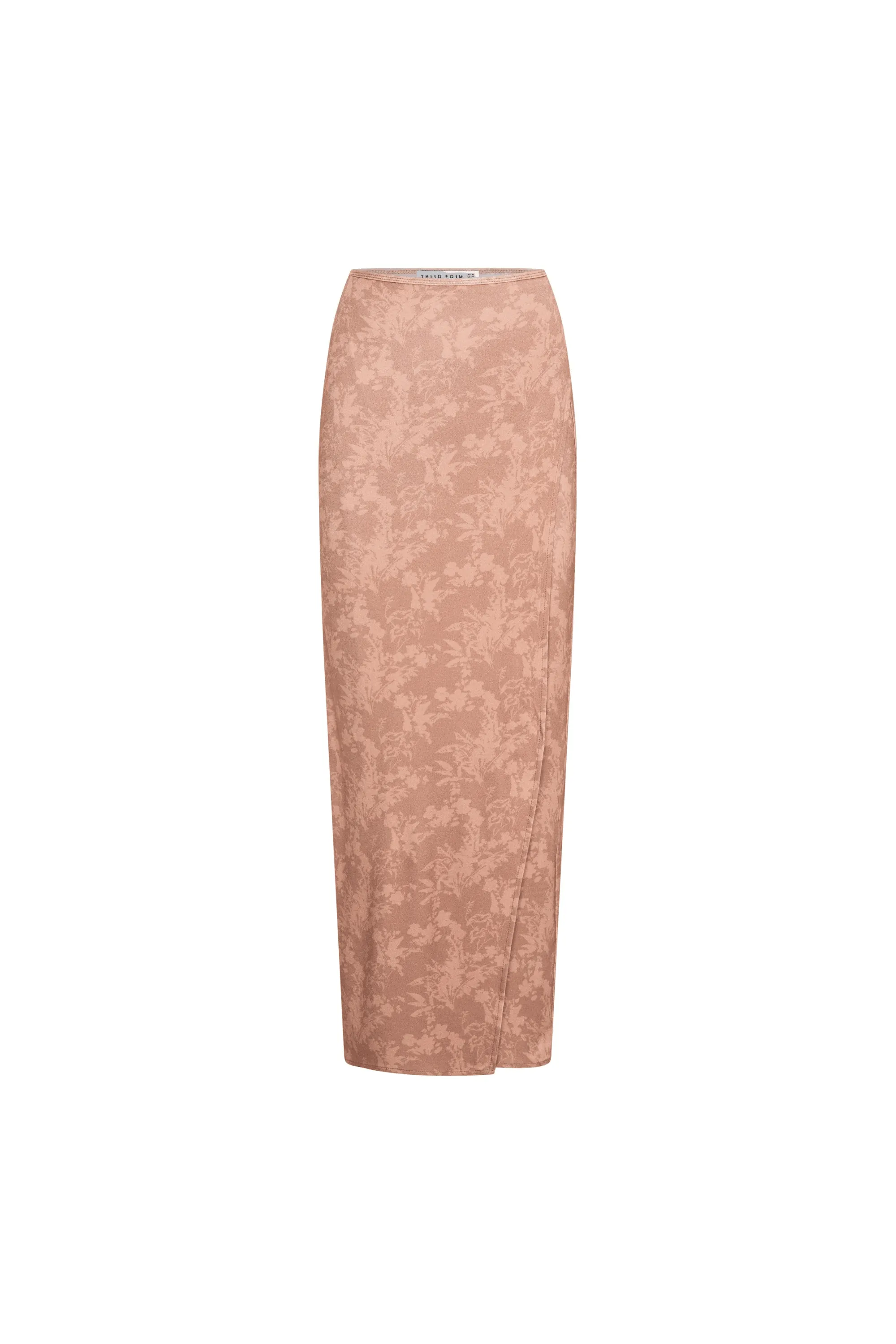 BLUSH FLORAL WRAP SKIRT | FLORAL