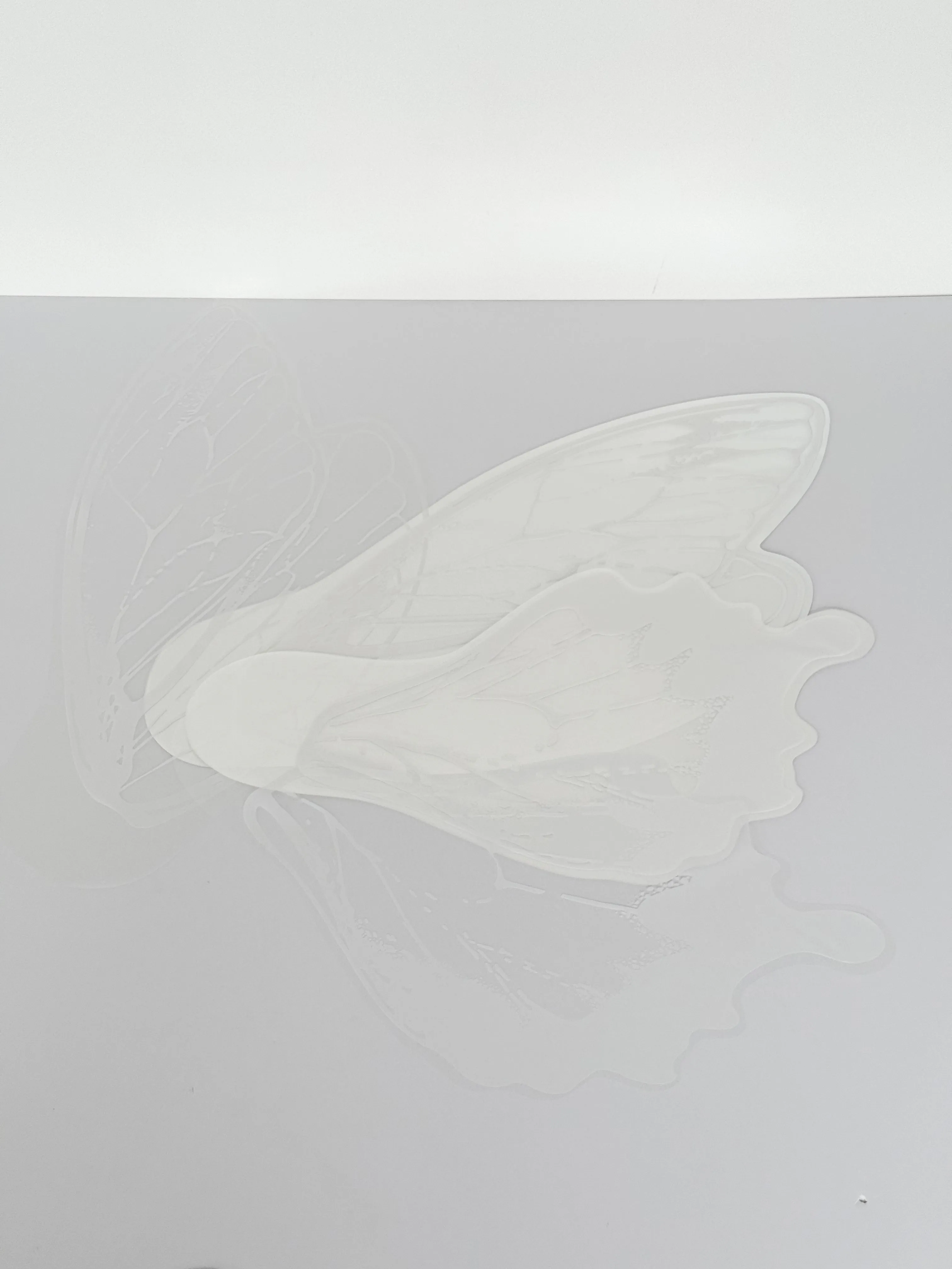 Butterfly Wing Flower Wrapping Paper – Elegant Crystal Finish (20 Sets)
