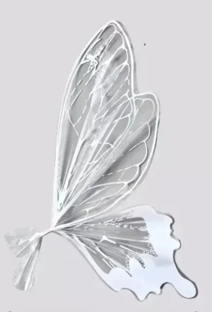Butterfly Wing Flower Wrapping Paper – Elegant Crystal Finish (20 Sets)