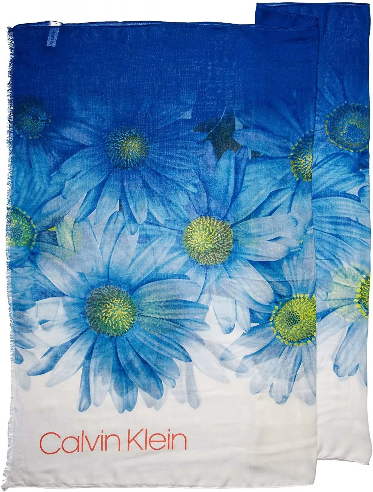 Calvin Klein Women's Ombre Daisy Pareo Wrap Scarf