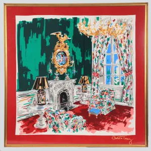 Carleton Varney Greenbrier Writing Room Silk Scarf