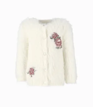Chaleco Bebé Con Flores Bordadas