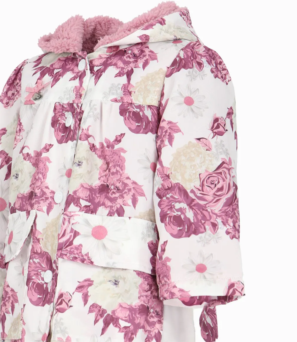 Chaqueta bebé con flores