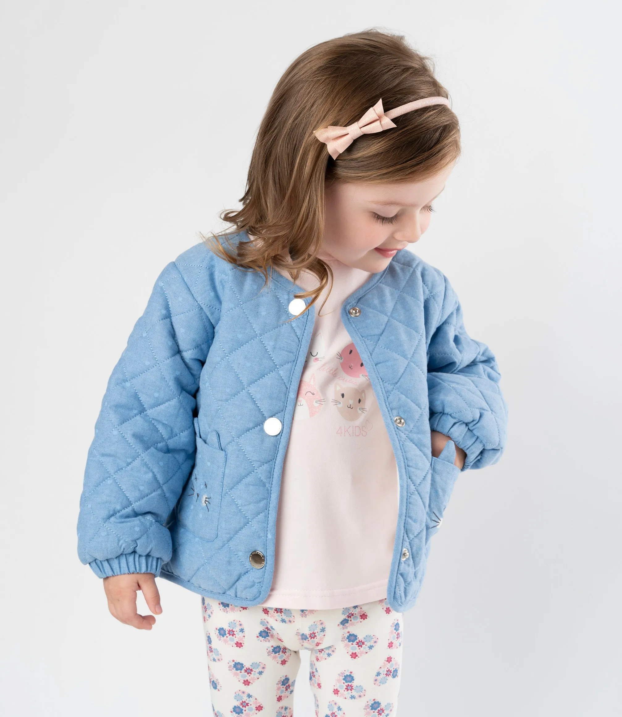 Chaqueta bebé niña quilt
