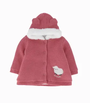 Chaqueta recién nacida tejida