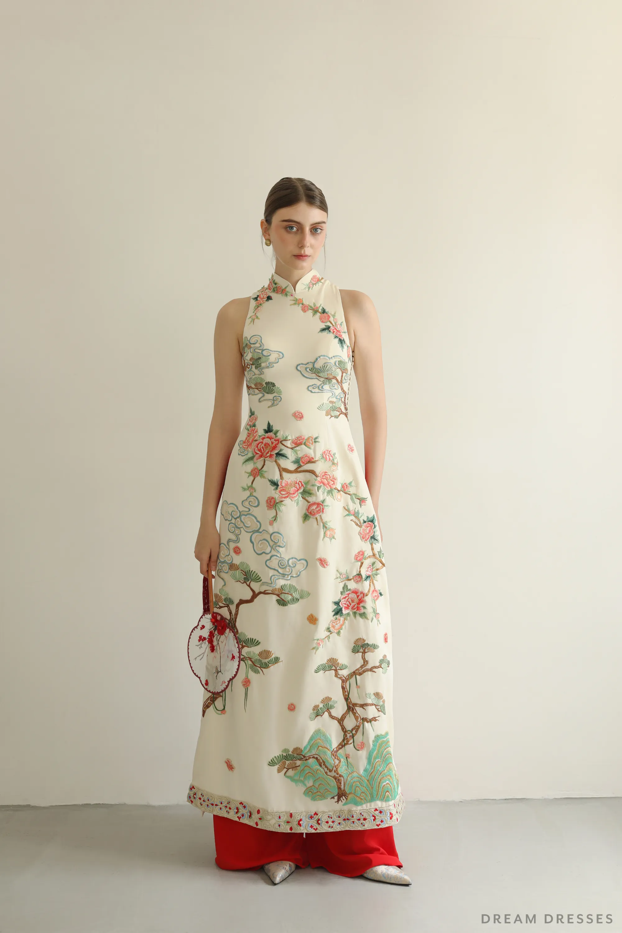 Cheongsam-Inspired Ao Dai | Vietnamese Bridal Dress (#KENZELL)