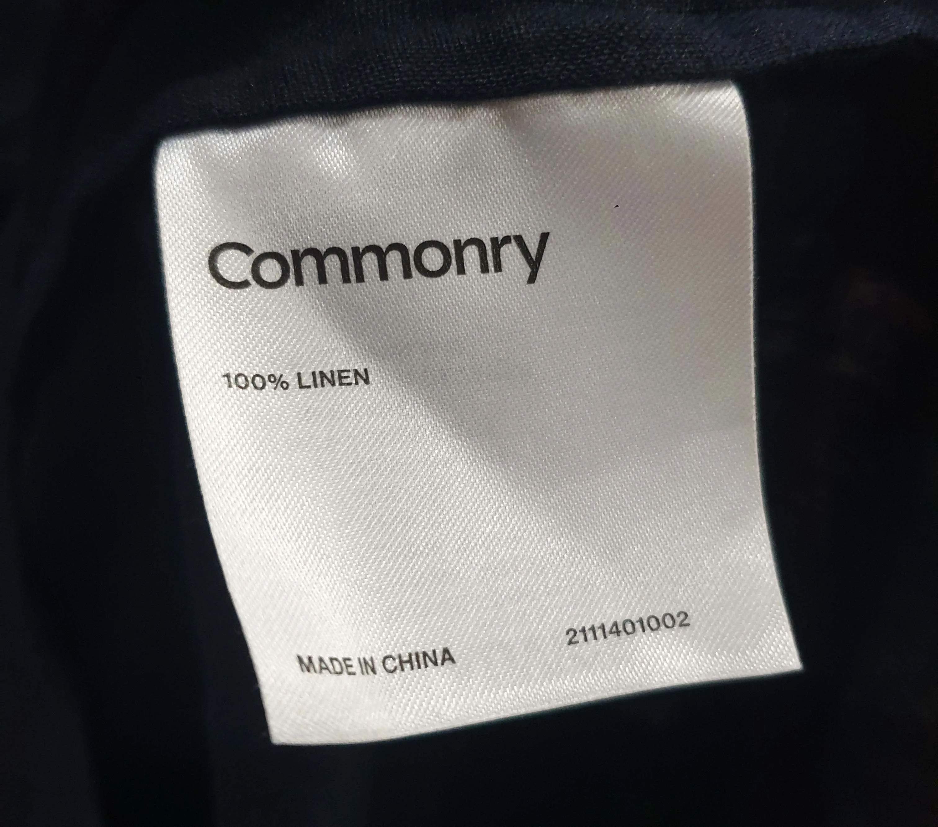 Commonry navy linen dress size 18
